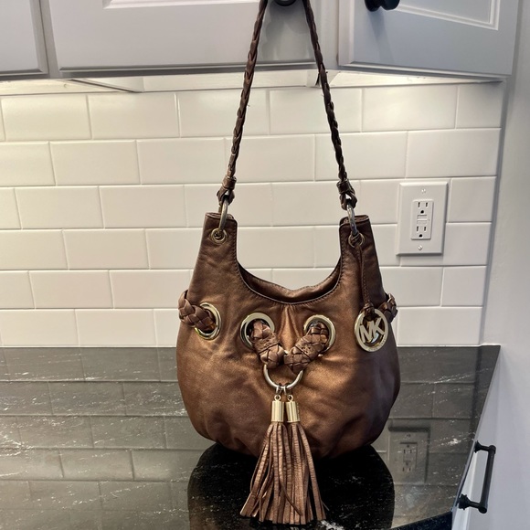 Michael Kors Bronze Shoulder Bag